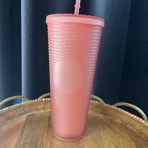 Starbucks Pink Frosted Tumbler 24oz